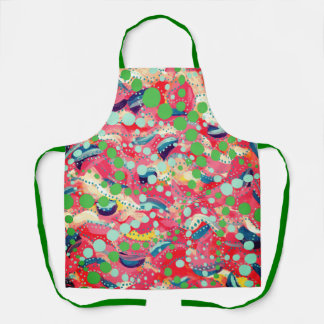 Happy-Stippen en afspeelvormen Schort