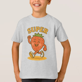 Happy Strawberry Kinder T-shirt – Sweet & Smiley!