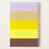 Happy Stripes Carnet spiral (Verso)