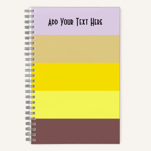 Happy Stripes Carnet spiral