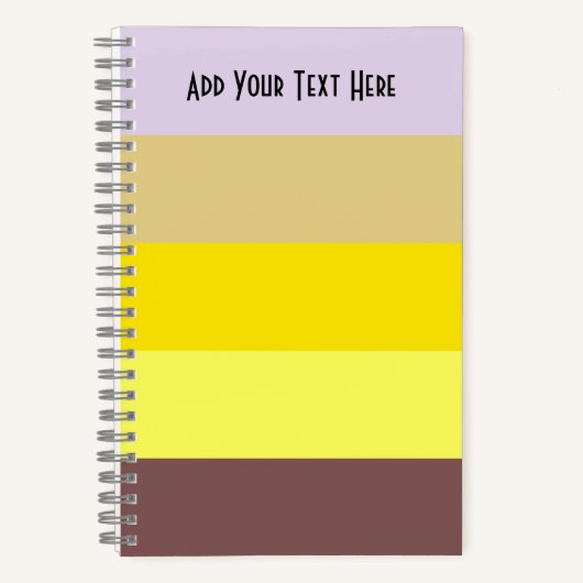 Happy Stripes Carnet spiral (Recto)