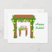 Happy Sukkot Briefkaart (Voorkant / Achterkant)