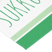 Happy Sukkot Lulav en Etrog Waterverf Pattern Medium Tafelloper (Hoek)