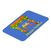 Happy Sukkot, persoonlijk Magneet (Linkerzijde)