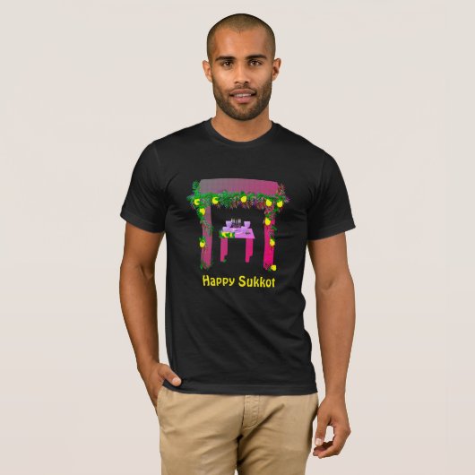 Happy Sukkot, persoonlijk T-shirt (Voorkant volledig)