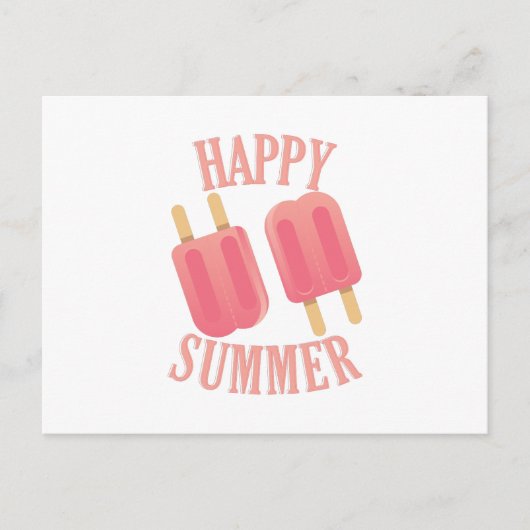 Happy Summer Briefkaart (Voorkant)