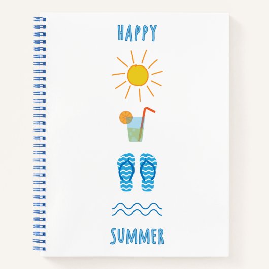 Happy Summer Notitieboek (Voorkant)