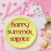 Happy Summer Solstice Paper Bord (Feest)