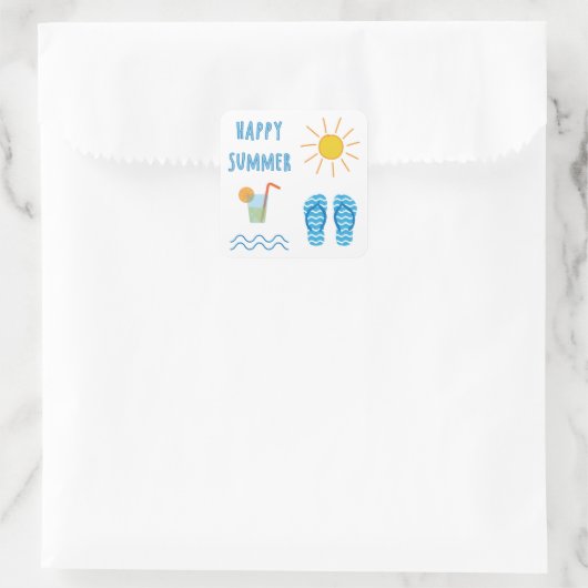 Happy Summer Sticker (Tas)