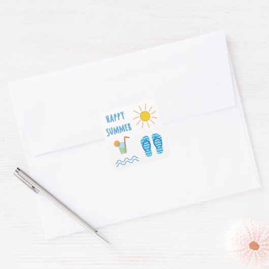 Happy Summer Sticker (Envelop)