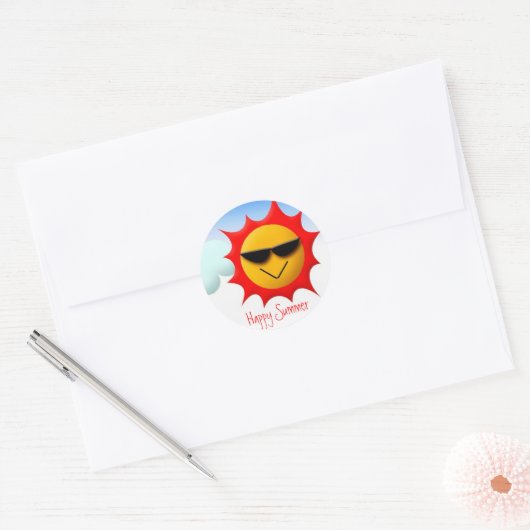 Happy Summer Sticker (Enveloppe)
