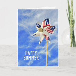 Happy Summer-vlag Kaart