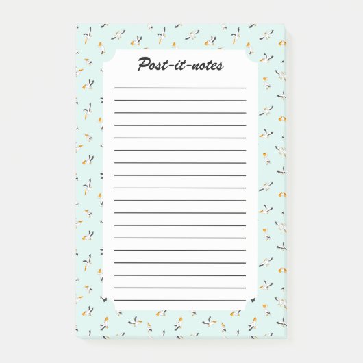 Happy Summer Zee Birds Post-it® Notes (Voorkant)