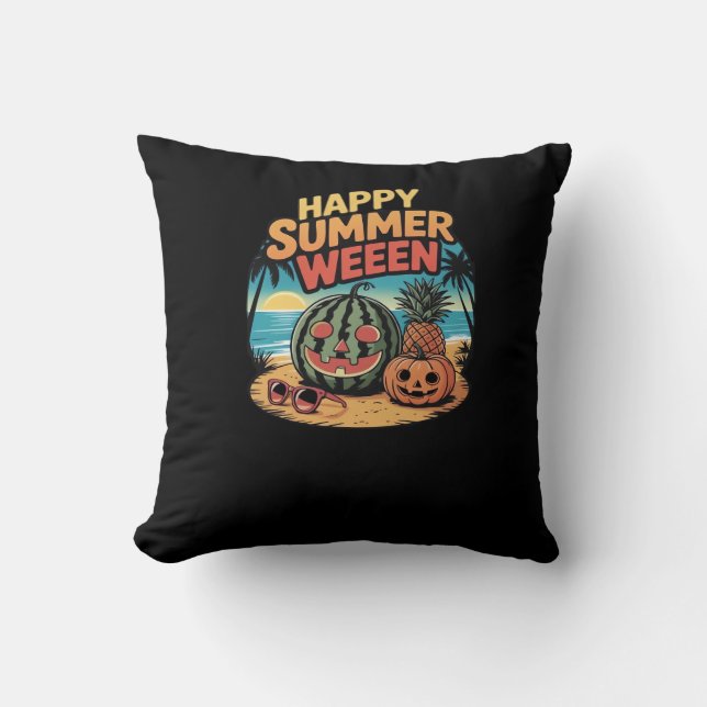 Happy Summerween Classic Kussen (Voorkant)