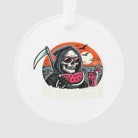 Happy Summerween Grim Reaper Watermelon Summer Hal (devant)