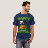 Happy Summerween Summer Watermelon Jackolantern Ha T-shirt (Voorkant volledig)