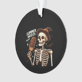 Happy Summerween Vibes Skeleton IceCream Summer Ha (devant)
