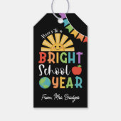 Happy Sun Een stralend schooljaar van de leraar Cadeaulabel (Voorkant)