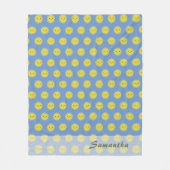  Happy Sun Pattern Fleece Deken (Voorkant)