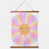 Happy Sun Rainbow Sunshine Hangend Wandkleed (Voorkant)