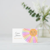 Happy Sun Rainbow Sunshine Visitekaartje (Staand voorkant)
