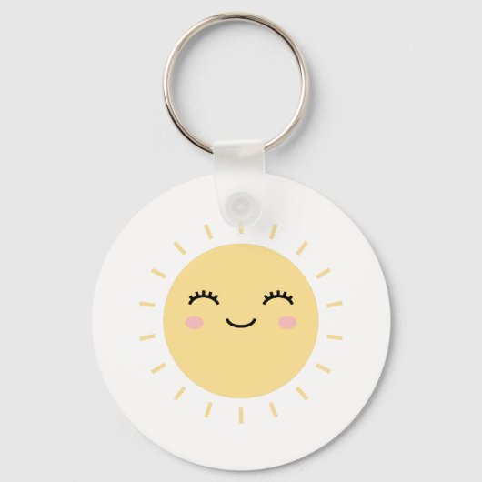 Happy Sun Sleutelhanger (Voorkant)