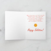 Happy Sun Solstice 2 Kaart (Binnen)