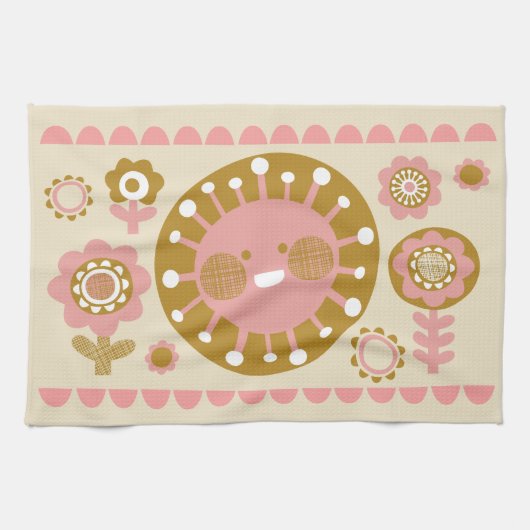 Happy Sun Theedoek (Horizontaal)