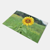 Happy Sunflower Doormat Deurmat (Schuin)