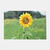 Happy Sunflower Doormat Deurmat (Voorkant)