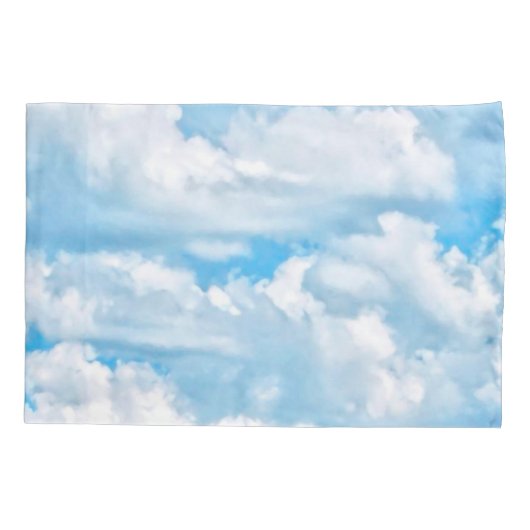 Happy Sunny Clouds Decor Kussensloop (Achterkant-Links)