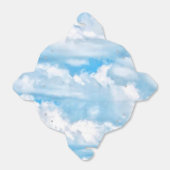 Happy Sunny Clouds Light Blue Sky Achtergrond Bedankdoosjes (Uitgevouwen)