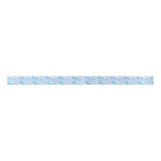 Happy Sunny Clouds over Print Background Lint (Voorkant)