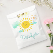 Happy Sunshine 1st Birthday Party Bedankzakje (Gezegeld)