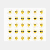 Happy Sunshine boho merci Étiquettes (Feuille)