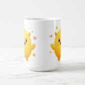 Happy Sunshine Monster Kids Mug — Cheerful Yellow (Centre)