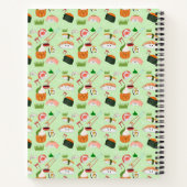 Happy Sushi Kawaii Notitieboek (Achterkant)