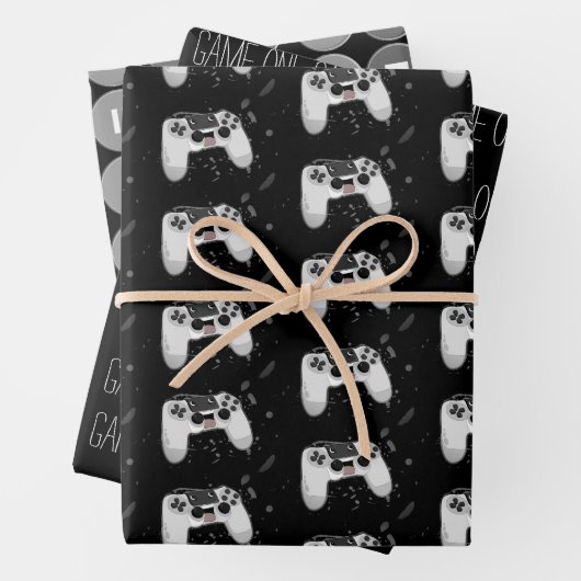 Happy & Sweaty Video Game Controller Inpakpapier Vel (In situ)