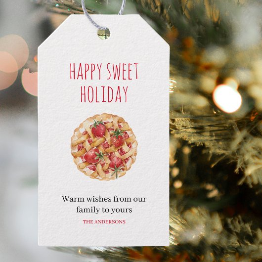 Happy Sweet Holiday | kerstcadeaus Cadeaulabel