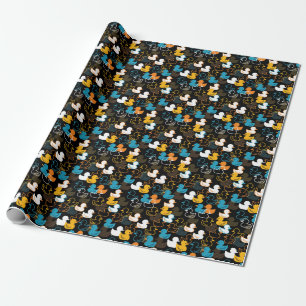 Happy Swimming a Paddling of Ducks Pattern Cadeaupapier