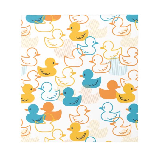 Happy Swimming a Paddling of Ducks Pattern II Notitieblok (Voorkant)