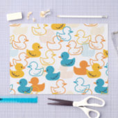 Happy Swimming a Paddling of Ducks Pattern II Tissuepapier (Craft)
