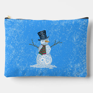 Happy Swirly Snowman Etui