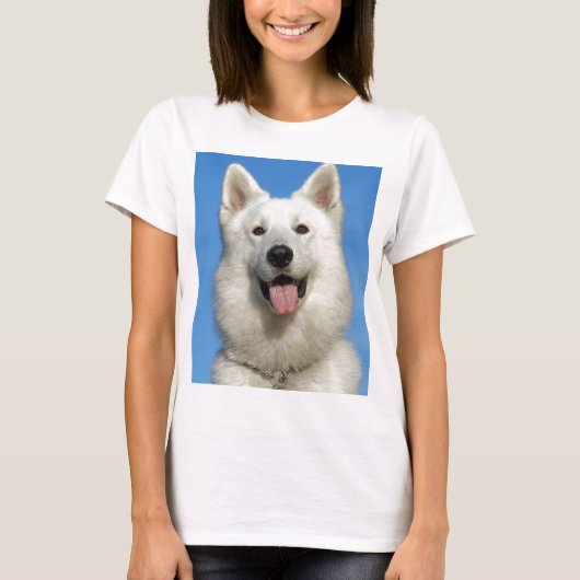 Happy Swiss Shepherd dog T-shirt (Voorkant)
