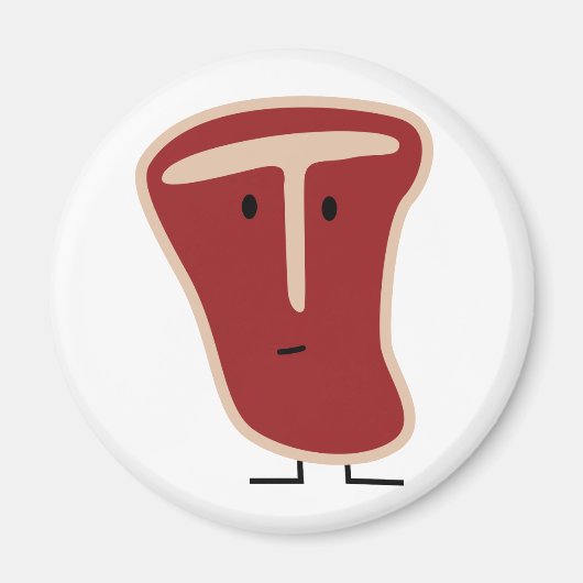 Happy T-bone Magneet (Voorkant)