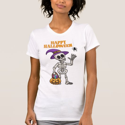 Happy t-shirt halloween (Devant)
