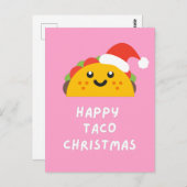 HAPPY TACO CHRISTMAS BRIEFKAART (Voorkant / Achterkant)