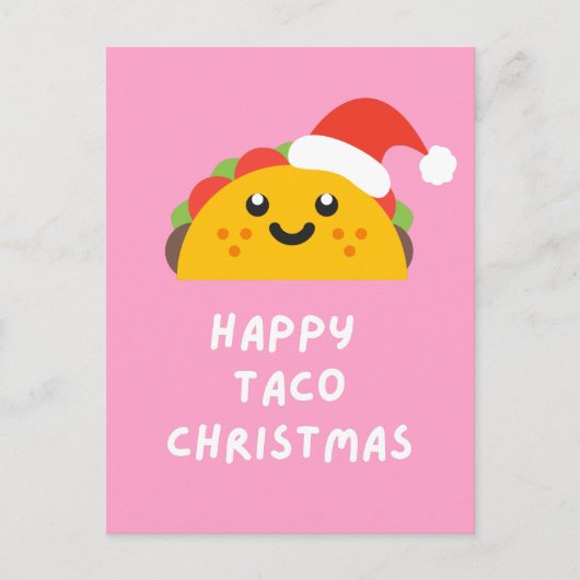 HAPPY TACO CHRISTMAS BRIEFKAART (Voorkant)