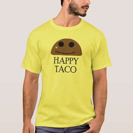 Happy Taco Tee Shirt (Voorkant)