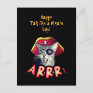 Happy Talk als een Pirate Day Briefkaart